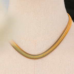 Colar Malha Banhado em Ouro 18k