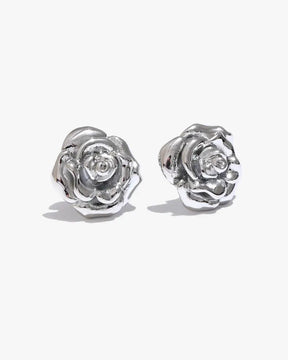 Brinco Flor de Rosa Banhado em Ouro 18k