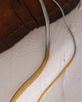 Colar Corrente Mix Banhado em Ouro 18k